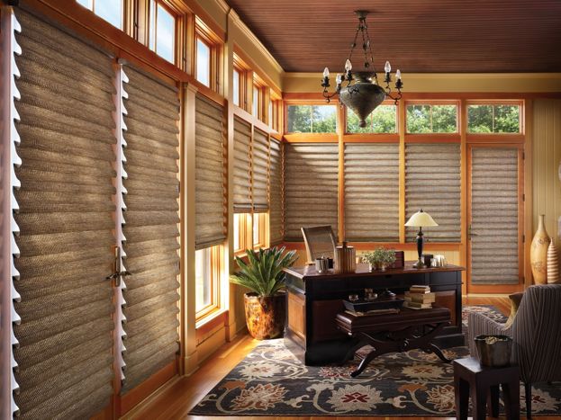 For your home office: Vignette® Modern Roman Shades